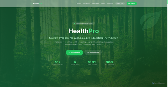 Security scan screenshot of https://course-265812458124834-ebopwei29b.edgeone.app/