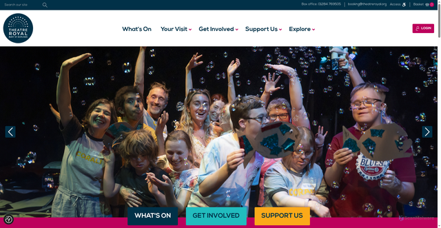 Security scan screenshot of https://theatreroyal.org/