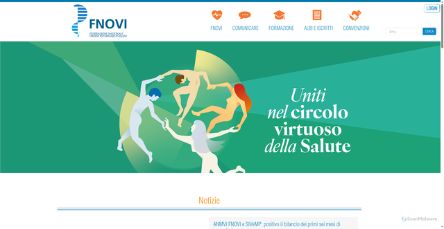 Security scan screenshot of https://www.fnovi.it/