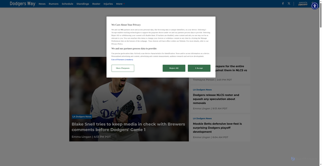 Security scan screenshot of https://dodgersway.com/