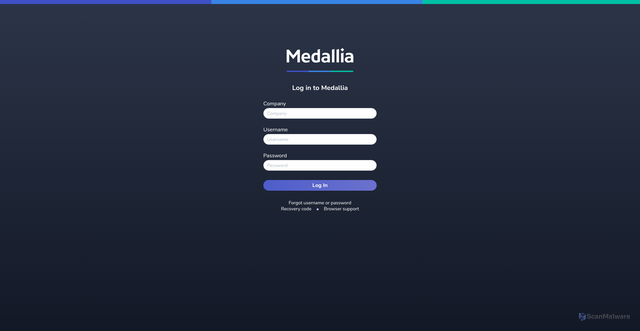 Security scan screenshot of https://nm.medallia.com