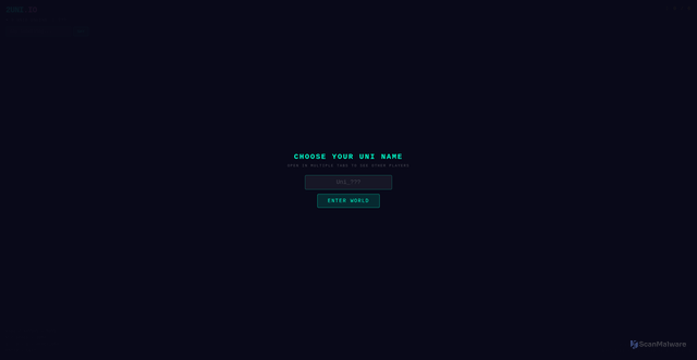 Security scan screenshot of https://uniio-g91nlatpj8.edgeone.app/