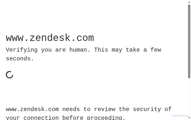 Security scan screenshot of https://wpsec.zendesk.com/