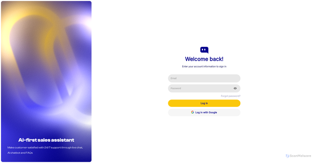 Security scan screenshot of https://app.meetchatty.com/