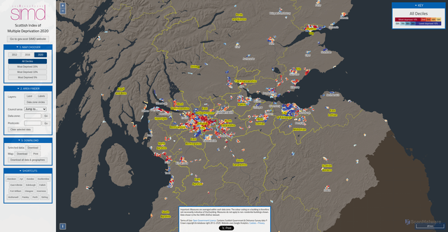 Security scan screenshot of https://simd.scot