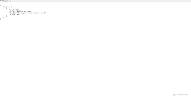 Security scan screenshot of https://api-des.garuda-indonesia.com