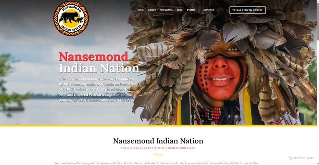 Security scan screenshot of https://nansemond.gov/