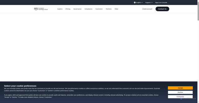 Security scan screenshot of https://amazonaws.eu
