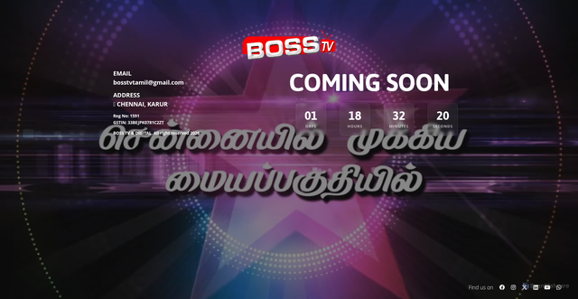 Security scan screenshot of http://bosstvtamil.com/