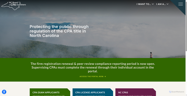 Security scan screenshot of https://nccpaboard.gov/