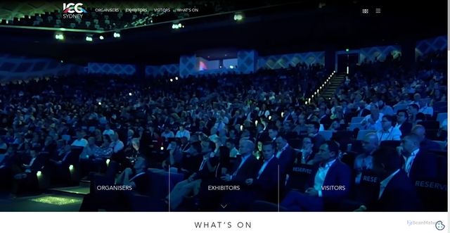 Security scan screenshot of https://iccsydney.com.au/