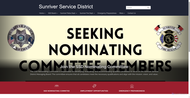 Security scan screenshot of https://www.sunriversdor.gov/