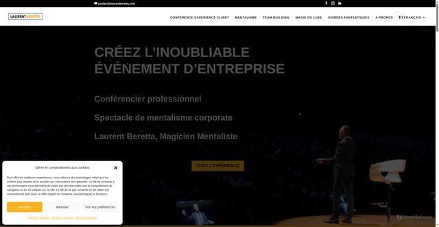 Security scan screenshot of https://laurentberetta.com/