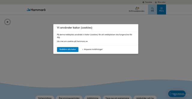 Security scan screenshot of https://hammaro.se/