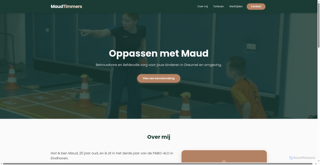 Security scan screenshot of http://maudtimmers-nl.pages.dev/