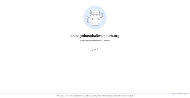 Security scan screenshot of https://chicagobaseballmuseum.org/tag/dan-mcgrath/