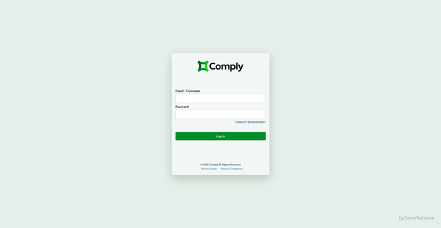Security scan screenshot of https://platinumequity.complysci.com