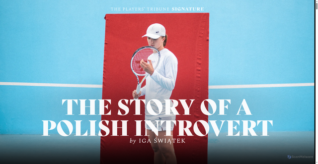 Security scan screenshot of https://signature.theplayerstribune.com/iga-swiatek-tennis