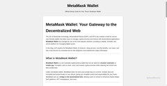 Screenshot of meta-mask-wallet-912.pages.dev