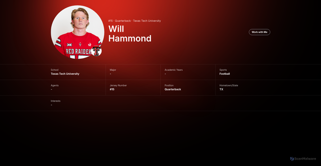 Security scan screenshot of https://app.inflcr.com/william-hammond