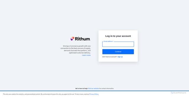 Security scan screenshot of https://apps.commercehub.com
