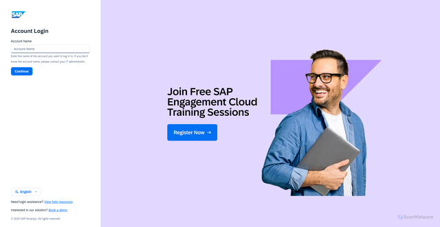 Security scan screenshot of https://suite30.emarsys.net
