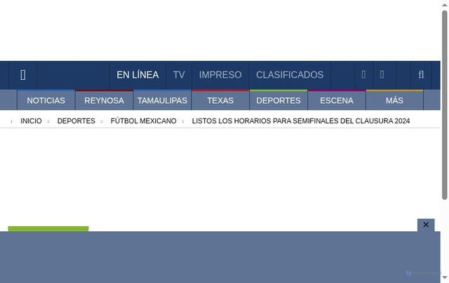 Security scan screenshot of https://www.elmanana.com/deportes/futbolmexicano/cuando-son-las-semifinales-de-la-liga-mx/5843635