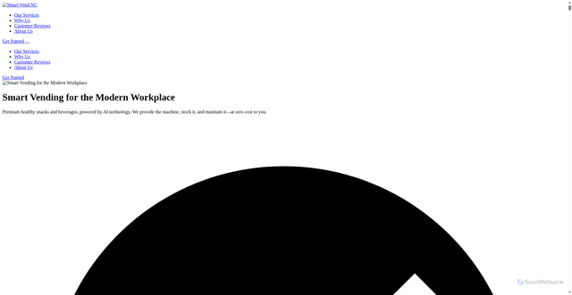 Security scan screenshot of https://smartvendnc.com/locations/raleigh/+19193558122