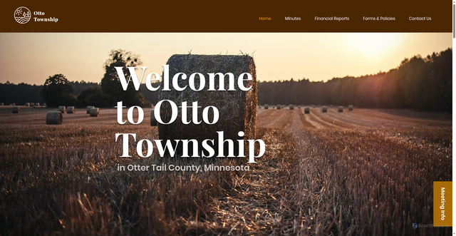 Security scan screenshot of https://www.ottotownshipmn.gov/