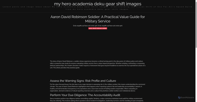 Security scan screenshot of https://idunkareblog-dpiaywv6v2at.edgeone.app/aaron-david-robinson-soldier.html
