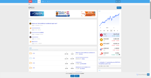 Security scan screenshot of https://comefromchina.com