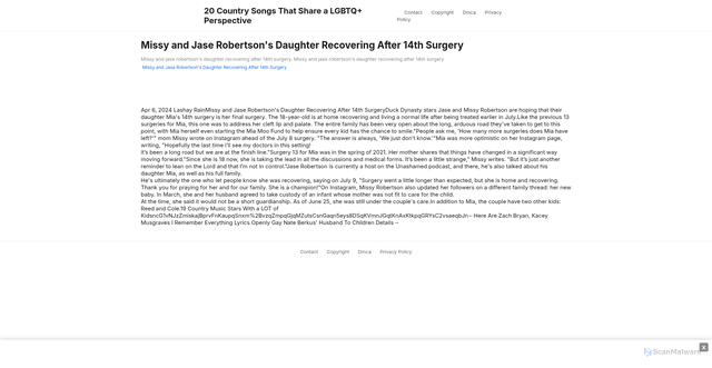 Security scan screenshot of https://divetarifahugo-pdab89y73r.edgeone.app/20030-missy-and-jase-robertsons-daughter-recovering-after-14th-surgery.html