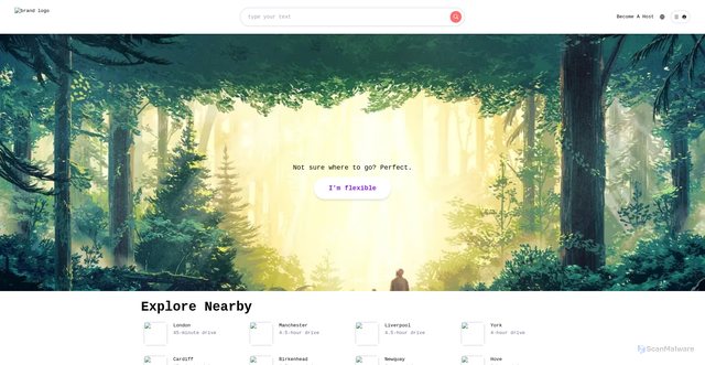 Security scan screenshot of https://www.travel-air-bnb-clone.vercel.app/