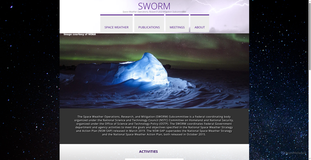 Security scan screenshot of https://www.sworm.gov/