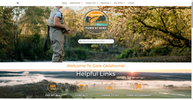 Security scan screenshot of https://www.townofgoreok.gov/