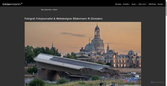 Security scan screenshot of https://bildermann.de/