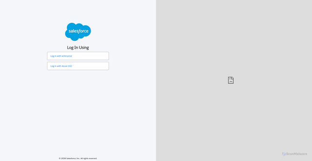 Security scan screenshot of https://apptio.lightning.force.com
