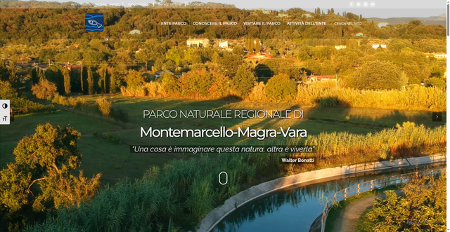 Security scan screenshot of https://www.parcomagra.it/