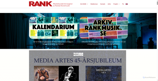 Security scan screenshot of https://rankmusik.se