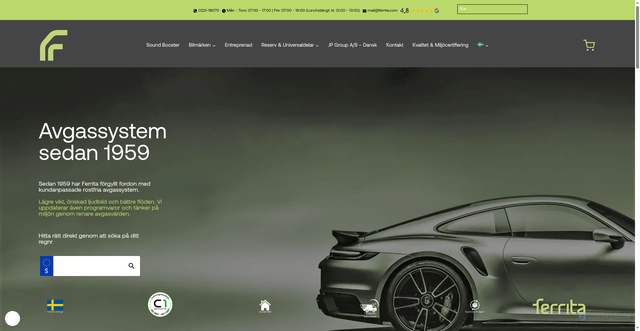 Security scan screenshot of https://klarius.se