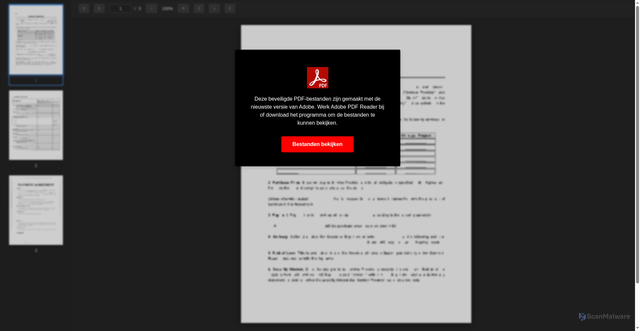 Security scan screenshot of https://zoommeet.vu/adobegerm/adobe.html