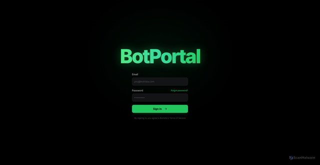Security scan screenshot of https://botportal-iap0c7c4jx.edgeone.app/