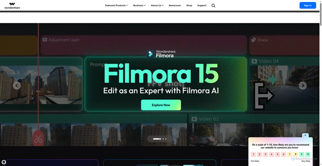Security scan screenshot of https://wondershare.com