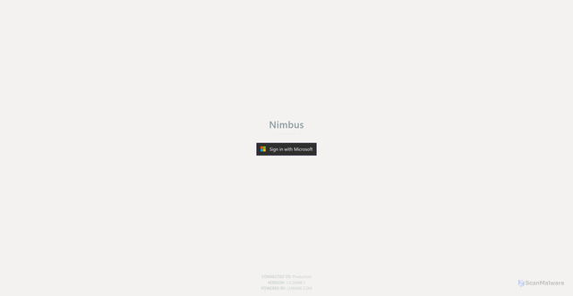 Security scan screenshot of https://portal.de-01.luware.cloud