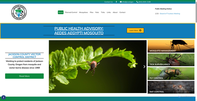 Security scan screenshot of https://jcvcd.gov/