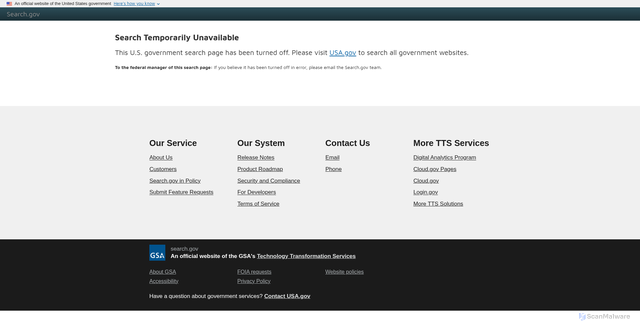 Security scan screenshot of https://www.usa.gov/forms?utm_source=forms_gov&utm_medium=USAGov_Redirect&utm_campaign=Dec_2019_launch