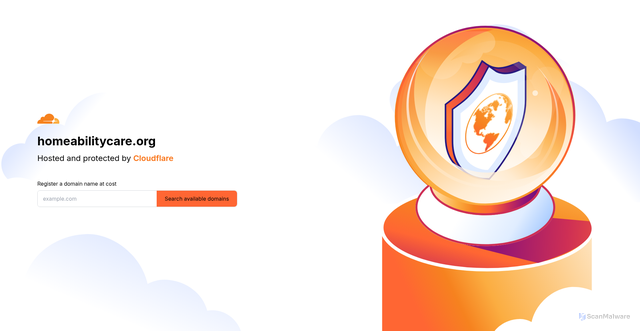 Security scan screenshot of http://homeabilitycare.org/