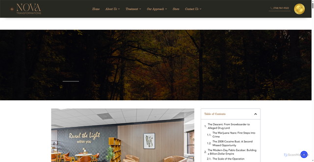 Security scan screenshot of https://novatransformations.com/from-olympic-snowboarder-to-1-fbi-most-wanted-ryan-weddings-addiction-story-charlotte-nc/