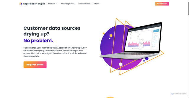 Security scan screenshot of https://theappreciationengine.com