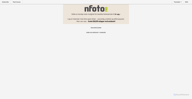 Security scan screenshot of https://mailchi.mp/b82011983e99/kun-til-fredag-40-p-aluplate-16105041?e=e061ddc635